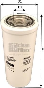 Clean Filters DH5805 - Фильтр, система рабочей гидравлики autosila-amz.com
