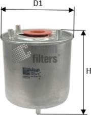 Clean Filters DN2715 - Топливный фильтр autosila-amz.com