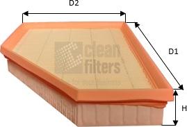 Clean Filters MA3495 - Воздушный фильтр, двигатель autosila-amz.com