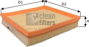 Clean Filters MA3477 - Воздушный фильтр, двигатель autosila-amz.com