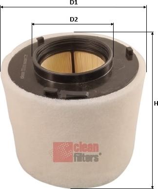 Clean Filters MA3501 - Воздушный фильтр, двигатель autosila-amz.com