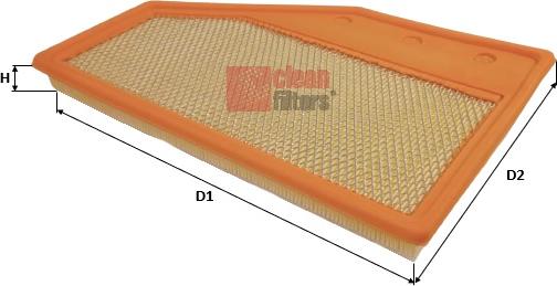 Clean Filters MA3503 - Воздушный фильтр, двигатель autosila-amz.com