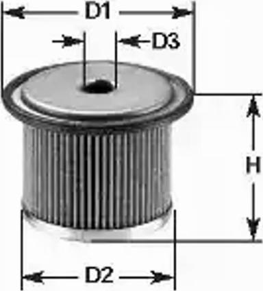 Clean Filters MG 096 - Топливный фильтр autosila-amz.com