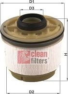 Clean Filters MG1667 - Топливный фильтр autosila-amz.com