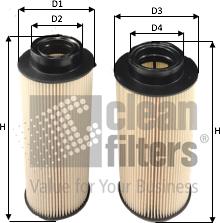 Clean Filters MG3614K - Топливный фильтр autosila-amz.com