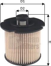 Clean Filters MG3629 - Топливный фильтр autosila-amz.com