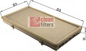 Clean Filters NC2141 - Фильтр воздуха в салоне autosila-amz.com