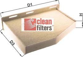 Clean Filters NC2132 - Фильтр воздуха в салоне autosila-amz.com