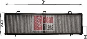 Clean Filters NC2314CA - Фильтр воздуха в салоне autosila-amz.com