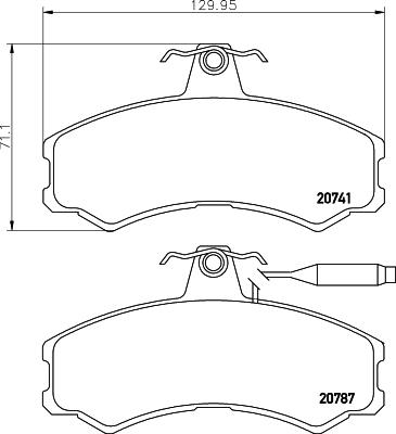 Cobreq N-560 - Тормозные колодки, дисковые, комплект autosila-amz.com