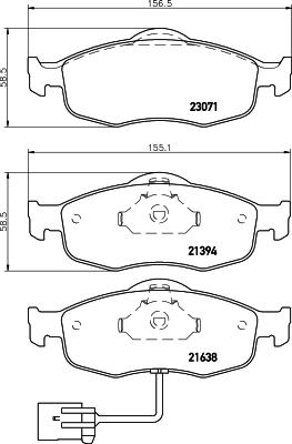 Cobreq N-149 - Тормозные колодки, дисковые, комплект autosila-amz.com