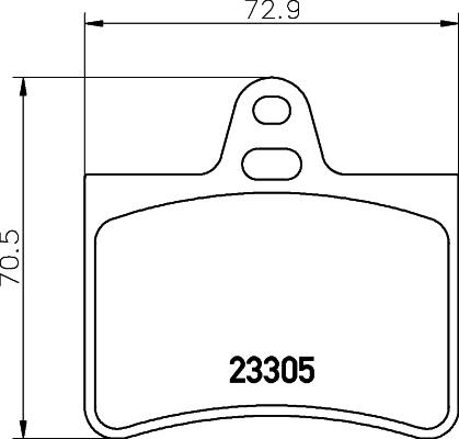 Cobreq N-1170 - Тормозные колодки, дисковые, комплект autosila-amz.com