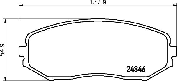 Cobreq N-1399 - Тормозные колодки, дисковые, комплект autosila-amz.com