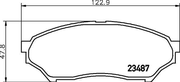 Cobreq N-1359 - Тормозные колодки, дисковые, комплект autosila-amz.com