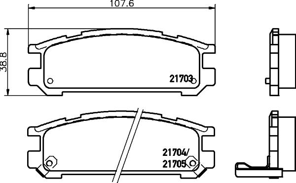 Cobreq N-1353 - Тормозные колодки, дисковые, комплект autosila-amz.com