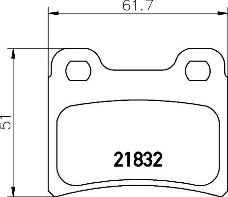 Cobreq N-133 - Тормозные колодки, дисковые, комплект autosila-amz.com