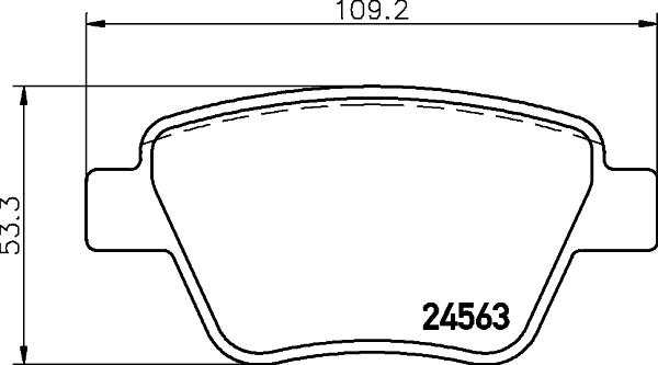 Cobreq N-1742 - Тормозные колодки, дисковые, комплект autosila-amz.com