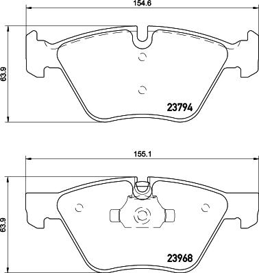 Cobreq N-1716 - Тормозные колодки, дисковые, комплект autosila-amz.com