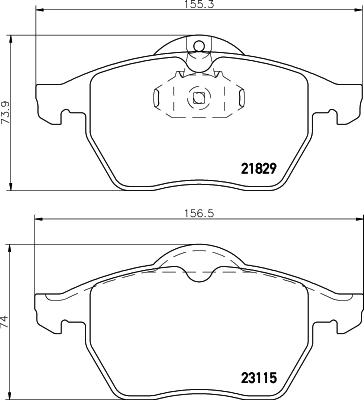 Cobreq N-348 - Тормозные колодки, дисковые, комплект autosila-amz.com