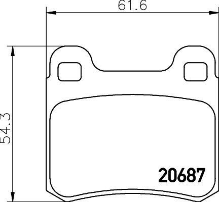 Cobreq N-724 - Тормозные колодки, дисковые, комплект autosila-amz.com