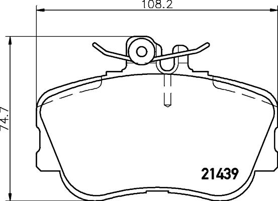 Cobreq N-723 - Тормозные колодки, дисковые, комплект autosila-amz.com