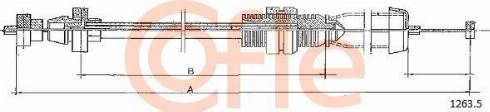 Cofle 92.1263.5 - Тросик газа autosila-amz.com