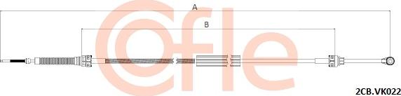 Cofle 92.2CB.VK022 - Трос, наконечник, ступенчатая коробка передач autosila-amz.com