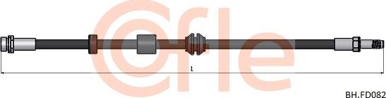 Cofle 92.BH.FD082 - Тормозной шланг autosila-amz.com