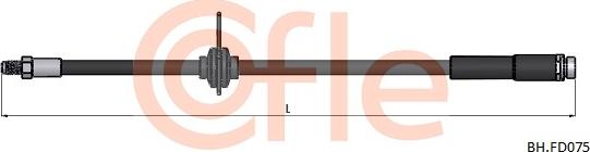 Cofle 92.BH.FD075 - Тормозной шланг autosila-amz.com