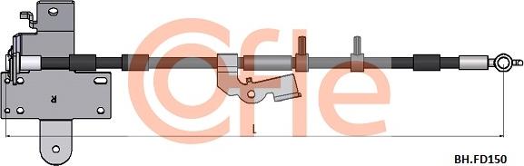 Cofle 92.BH.FD150 - Тормозной шланг autosila-amz.com