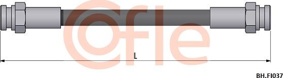 Cofle 92.BH.FI037 - Тормозной шланг autosila-amz.com