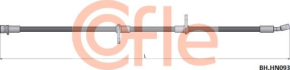 Cofle 92.BH.HN093 - Тормозной шланг autosila-amz.com