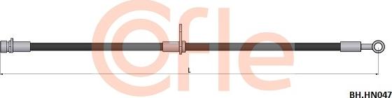 Cofle 92.BH.HN047 - Тормозной шланг autosila-amz.com