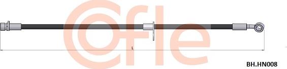 Cofle 92.BH.HN008 - Тормозной шланг autosila-amz.com