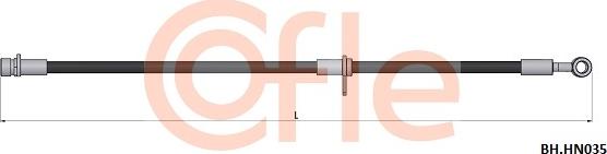 Cofle 92.BH.HN035 - Тормозной шланг autosila-amz.com