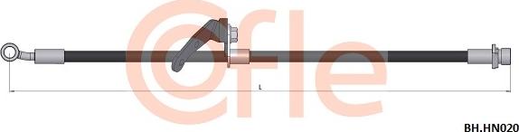 Cofle 92.BH.HN020 - Тормозной шланг autosila-amz.com
