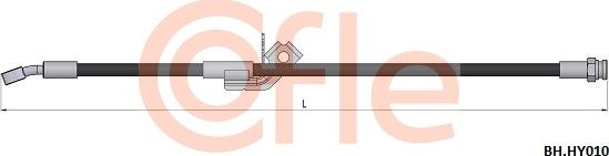 Cofle 92.BH.HY010 - Тормозной шланг autosila-amz.com