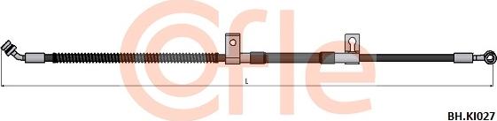 Cofle 92.BH.KI027 - Тормозной шланг autosila-amz.com