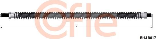Cofle 92.BH.LR017 - Тормозной шланг autosila-amz.com