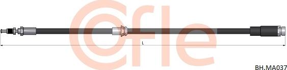 Cofle 92.BH.MA037 - Тормозной шланг autosila-amz.com