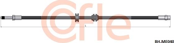 Cofle 92.BH.ME040 - Тормозной шланг autosila-amz.com