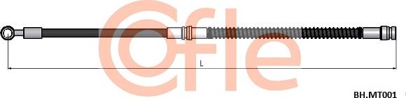 Cofle 92.BH.MT001 - Тормозной шланг autosila-amz.com