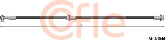 Cofle 92.BH.NI046 - Тормозной шланг autosila-amz.com