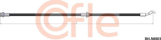 Cofle 92.BH.NI003 - Тормозной шланг autosila-amz.com