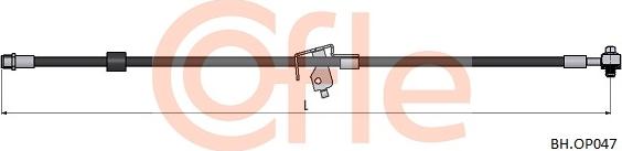 Cofle 92.BH.OP047 - Тормозной шланг autosila-amz.com