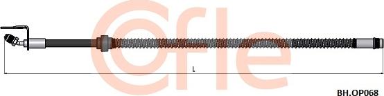 Cofle 92.BH.OP068 - Тормозной шланг autosila-amz.com