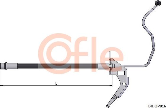 Cofle 92.BH.OP016 - Тормозной шланг autosila-amz.com