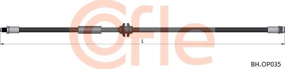 Cofle 92.BH.OP035 - Тормозной шланг autosila-amz.com