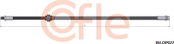 Cofle 92.BH.OP027 - Тормозной шланг autosila-amz.com