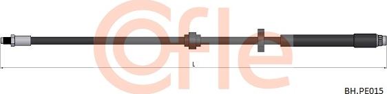 Cofle 92.BH.PE015 - Тормозной шланг autosila-amz.com